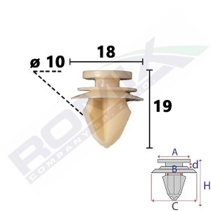 SPINKA TAPICERSKA CITROEN RENAULT DACIA