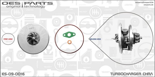 Wkład turbosprężarki CHRA OES PARTS ES-09-0016 753847 