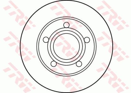 Tarcza hamulcowa TRW DF1542 437615601