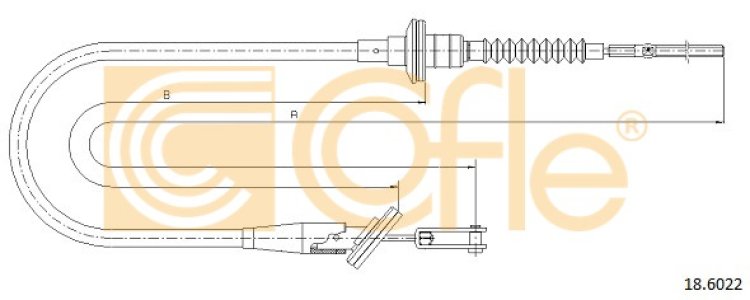 Linka sprzęgła COFLE 18.6022 23710M68K01