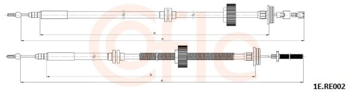 LINKA HAMULCA RĘCZNEGO RENAULT GRAND SCENIC 04-09