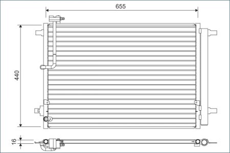 CHŁODNICA KLIMATYZACJI AUDI