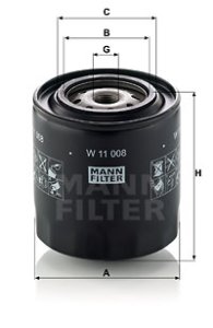 Filtr oleju MANN-FILTER W11008 