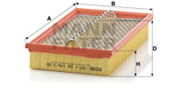 Filtr powietrza MANN-FILTER C29126/3 C291263