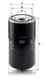 Filtr oleju MANN-FILTER W13120/3 W131203