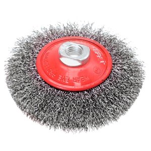 SZCZOTKA DRUCIANA TARCZOWA ODGIETA 115 M