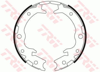 Szczęki hamulcowe TRW GS8697 43053S47E50
