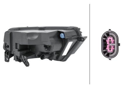 Reflektor przeciwmgłowy LED HELLA 1ND012999031 575941699B 