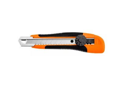 NÓŻ Z OSTRZEM ŁAMANYM 18 MM, BLOKADA ŚRUBOWA