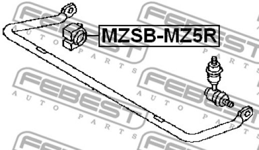 GUMA STAB. MAZDA T. 5 2,0CD 05-
