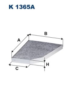 FILTR POWIETRZA KABINOWY WEGLOWY TESLA