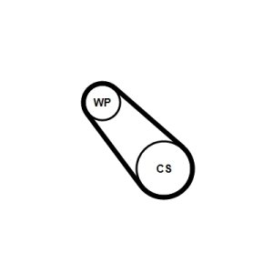 ZESTAW ROZRZĄDU + POMPA FORD