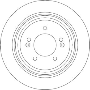 TARCZA HAMULC. KIA OPTIMA 15- TYŁ