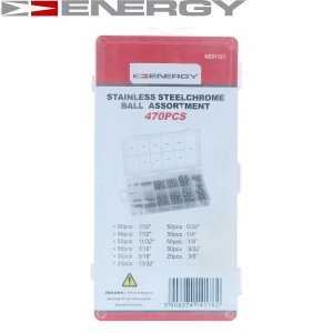 ŁOZYSKOWE KULKI STALOWE 470 SZT 11 TYPÓW