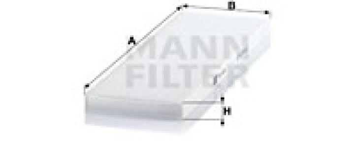 Filtr kabinowy MANN-FILTER CU4036 
