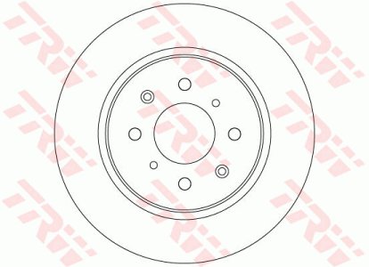 Tarcza hamulcowa TRW DF6318 42510TM8G00