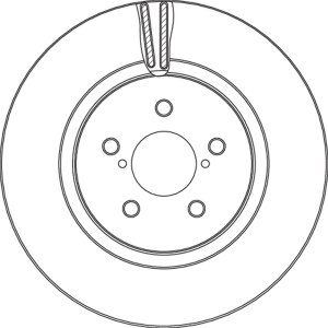 TARCZA HAMULC. SUBARU IMPREZA 16- PRZÓD
