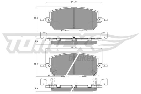 KLOCKI HAMULC. MAZDA MX-30 20- PRZÓD
