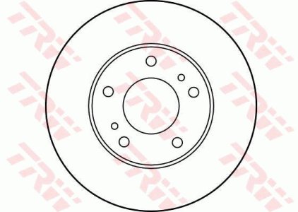 Tarcza hamulcowa TRW DF3112 402069C100