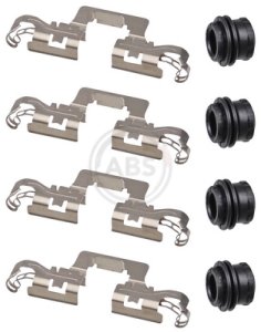 ZEST. MONTAŻOWY KLOCKÓW HAM. AUDI A4 16- TYL