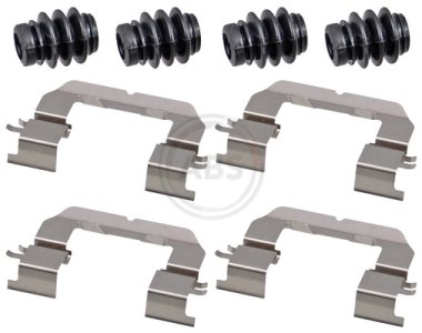 ZEST. MONTAŻOWY KLOCKÓW HAM. FIAT 500L 12- PRZÓD