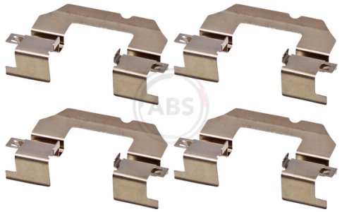 ZEST. MONTAŻOWY KLOCKÓW HAMULC. KIA RIO IV 17-