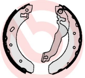 Szczęki hamulcowe BREMBO S24521 6500945