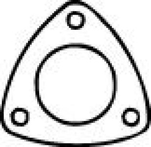 Uszczelka kolektora wydechowego WALKER 80165-21 96184840