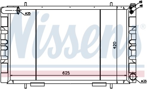 Sprężyna zawieszenia NISSENS 64018 BTP1500