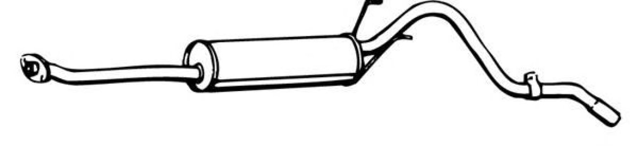 Tłumik końcowy WALKER 16772-67 J174305B121