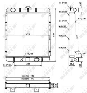 Sprężyna zawieszenia NRF 52137 