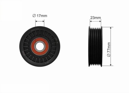 Rolka napinacza CAFFARO 500116 12563083