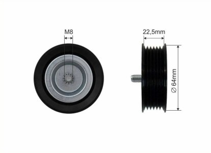 Rolka prowadząca CAFFARO 443-22 A6512000670