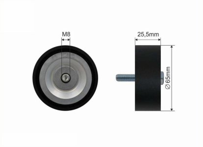 Rolka prowadząca CAFFARO 449-99 0002021719