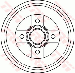 Bęben hamulcowy TRW DB4404 4706672