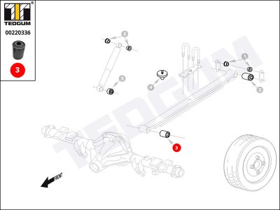 Tuleja resoru TEDGUM 00220336 1476728