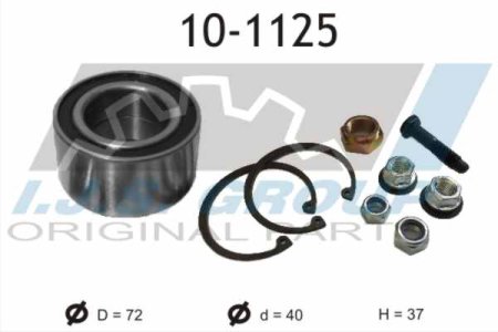 Łożysko. zestaw naprawczy piasty IJS GROUP 10-1125 191498625A