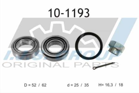 Łożysko. zestaw naprawczy piasty IJS GROUP 10-1193 7701463840