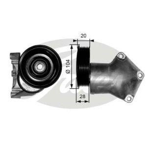 Napinacz paska GATES T38202 1004481