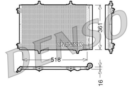 Chłodnica klimatyzacji DENSO DCN07013 6455EK