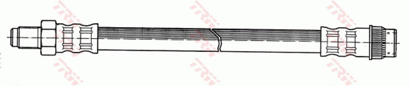 Przewód hamulcowy giętki TRW PHB364 7700832611