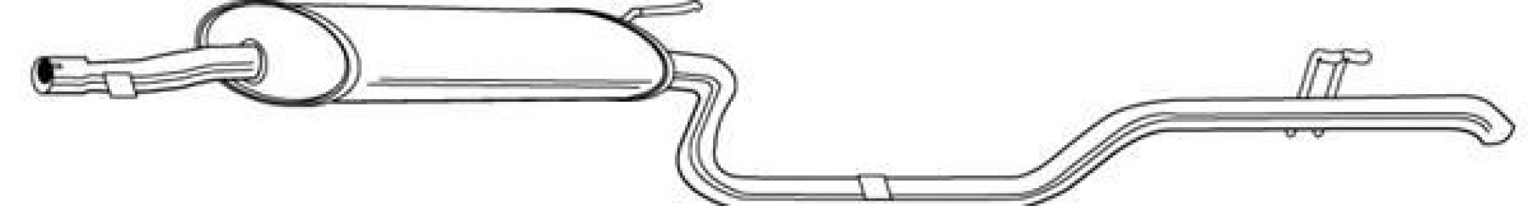 Tłumik środkowy WALKER 22614-67 6384901315