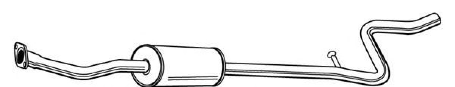Tłumik środkowy WALKER 22307-67 1717R9