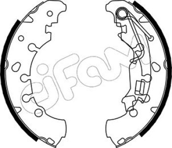 Szczęki hamulcowe CIFAM 153-092 1605458